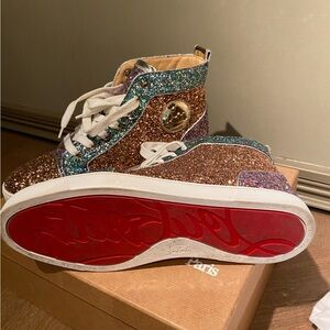 Multi colored glitter Louboutins